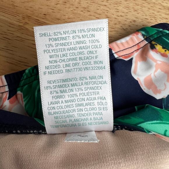 Kona Sol Women's Plus Size Shirred Side-Tie Sea Breeze Bikini Bottom - 14W - NWT - Picture 5 of 6